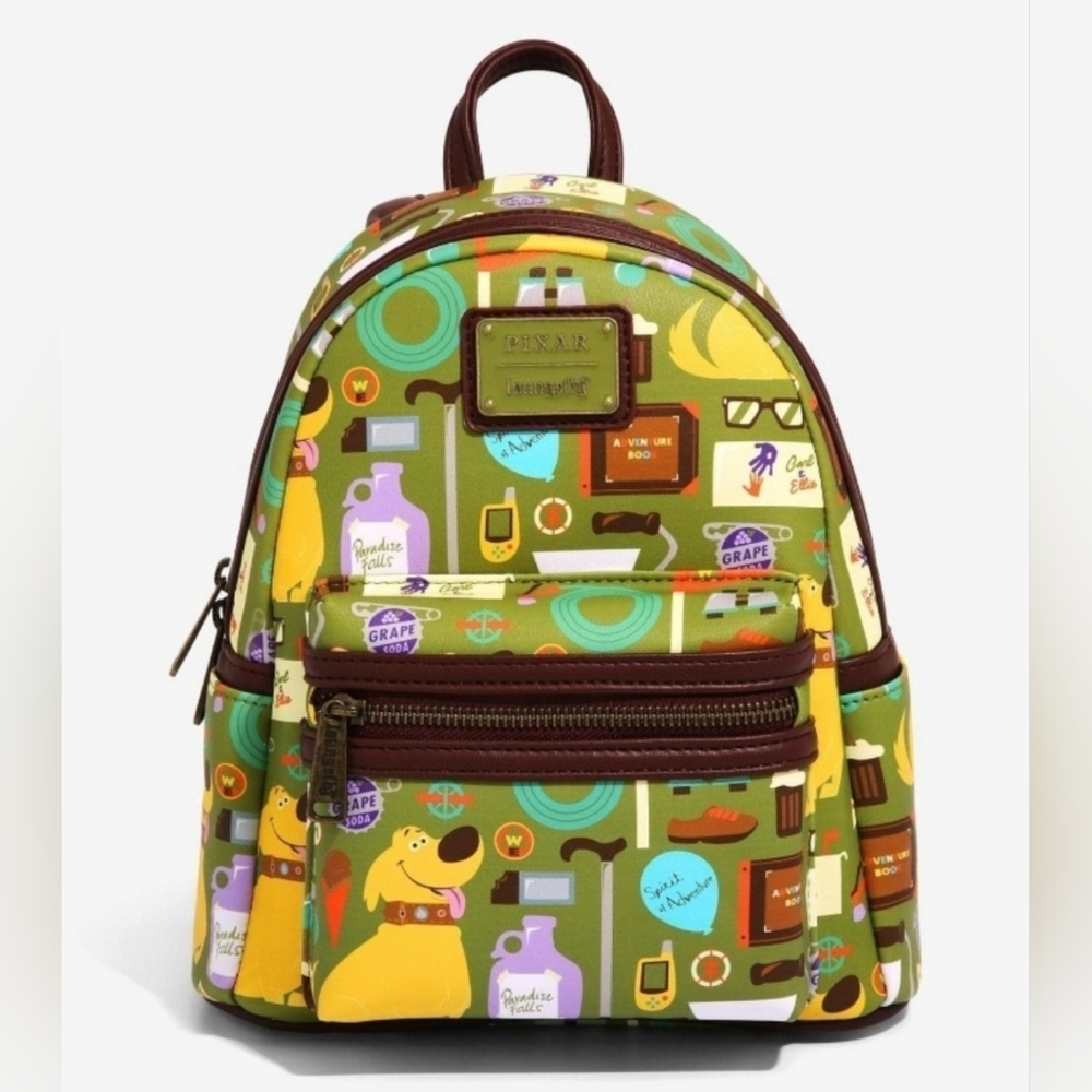 🎉❗️SALE❗️🎉 Loungefly Disney Pixar Up Dug & Knick-Knacks Mini Backpack